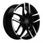 Легковой диск Khomen Wheels KHW1708 6,5x17 5x114,3 ET37 66,5 Black-FP